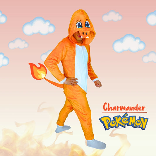 Pijama Térmica Charmander Pokemon Para Adultos Y Niños