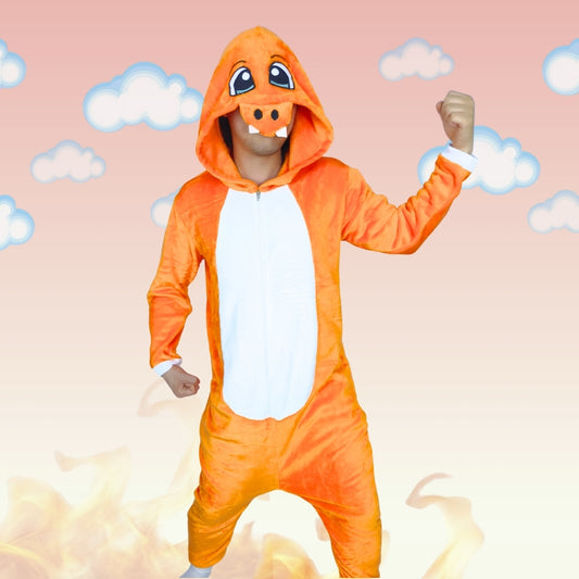 Kigurumi Térmica Charmander Pokemon Para Adultos