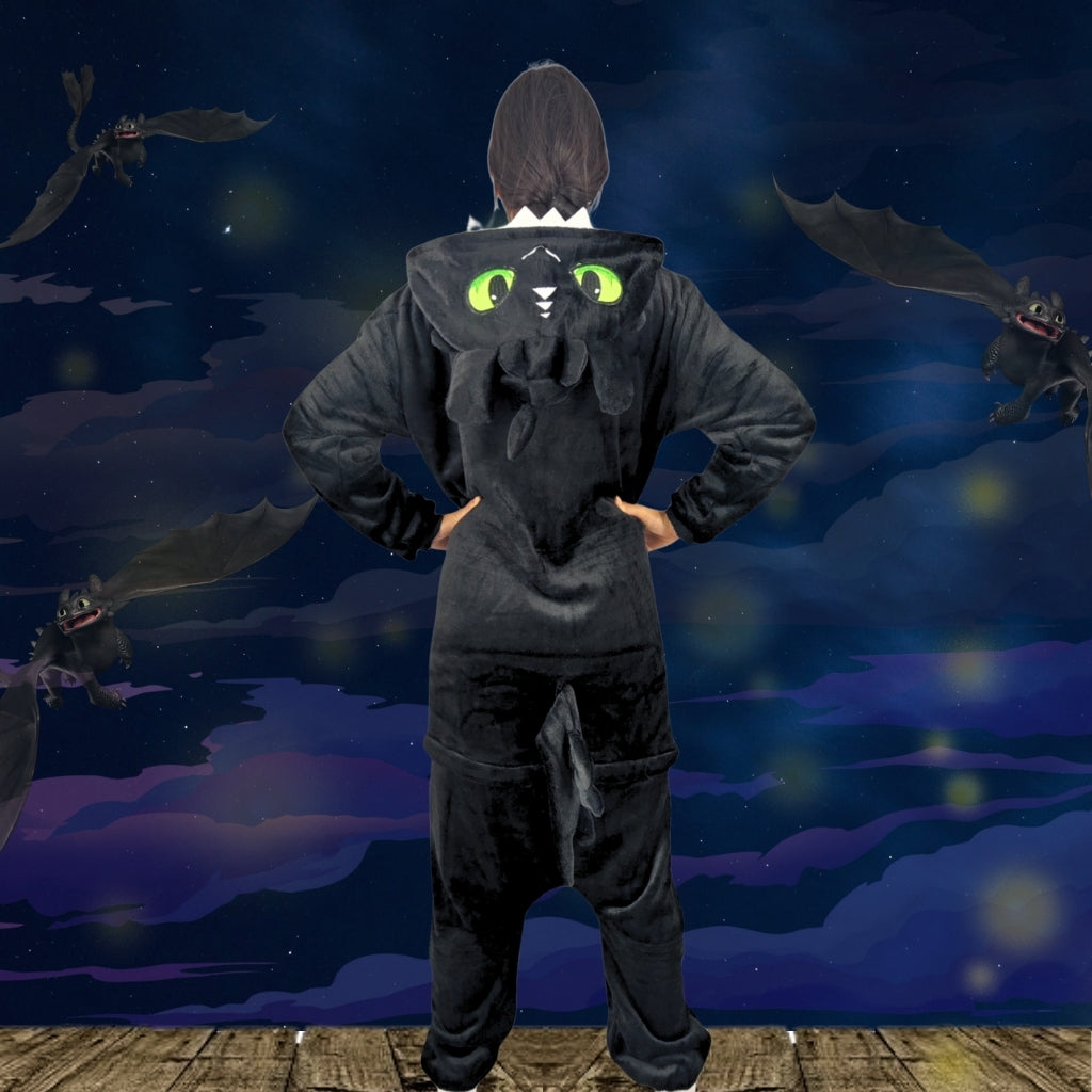 Pijama Térmica De Chimuelo Dragón Para Adultos Y Niños