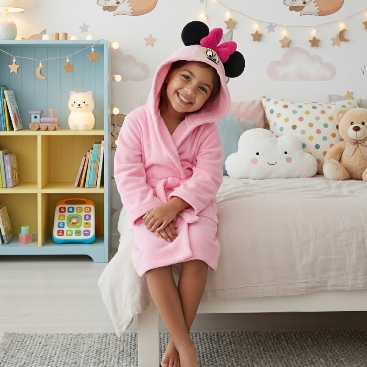 Bata para Niños Levantadora Minnie Mouse Temática Pijama