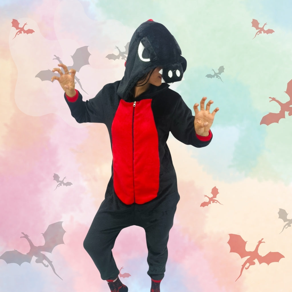 Pijama Kigurumi Dragón Dinosaurio Niños Y/o Adultos