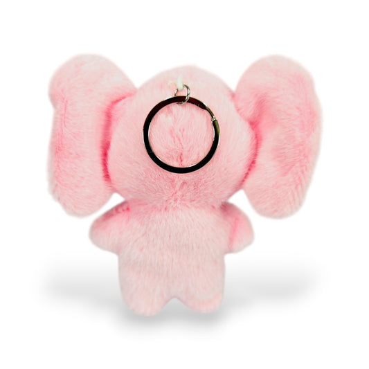 Llavero Peluche Elefante Rosa