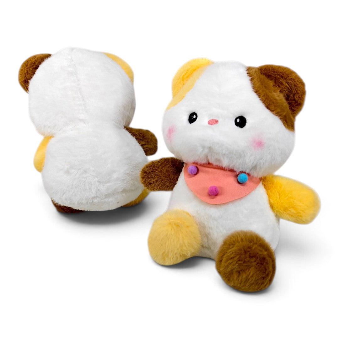 Peluche Gato con Disfraz Rosado