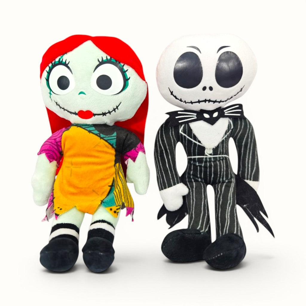 Combo Peluches Sally Y Jack 25 Cm El Extraño Mundo De Jack