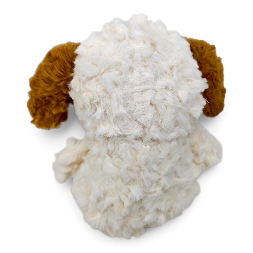 Peluche Perro con Pañoleta Amarilla a Rayas