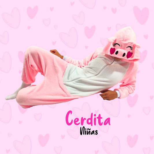 Kigurumi De Cerdita Niñas