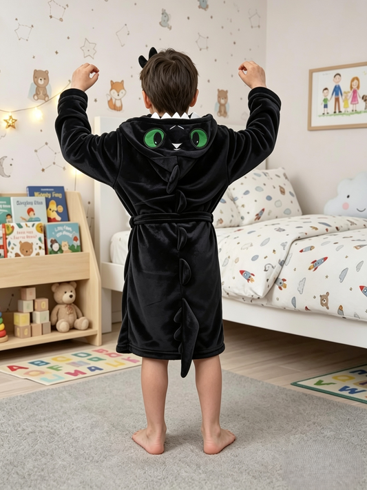 Bata para Niños Chimuelo Temática Levantadora Pijama