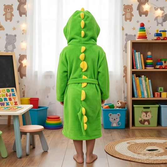 Bata para Niños Dinosaurio Temática Levantadora Pijama