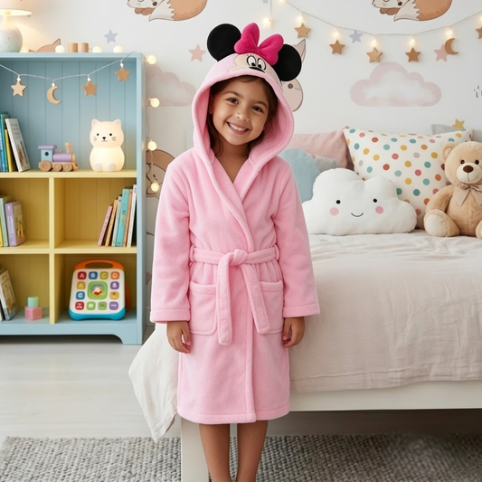 Bata para Niños Levantadora Minnie Mouse Temática Pijama