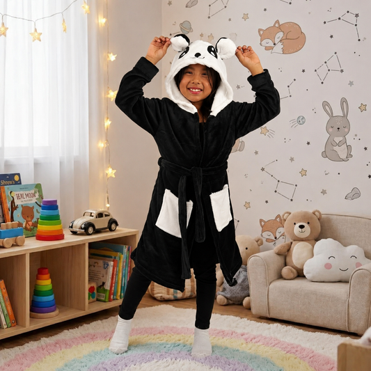 Bata para Niños Levantadora Panda Temática Pijama