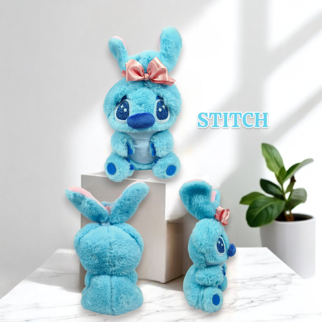 Peluche Stitch moño 25 Cm Tierno Cute Angela Lilo & Stitch