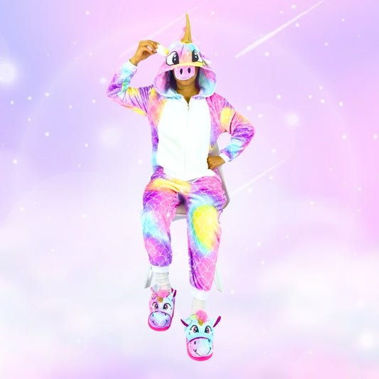 Kigurumi De Unicornio Arcoíris Sirena Adultos