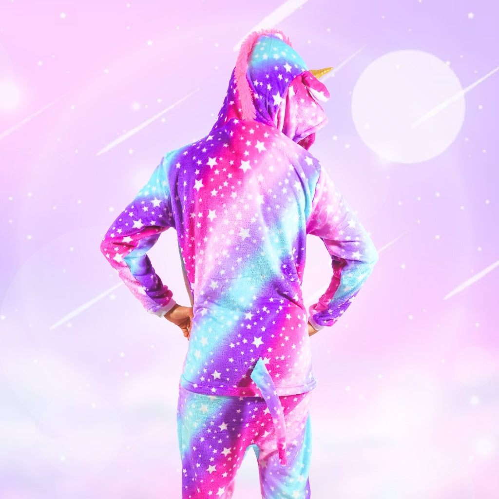 Kigurumi De Unicornio Arcoíris Chicle Adultos