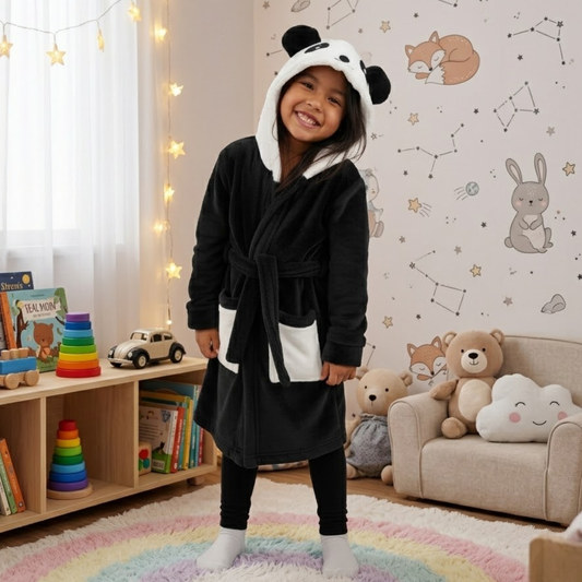 Bata para Niños Levantadora Panda Temática Pijama