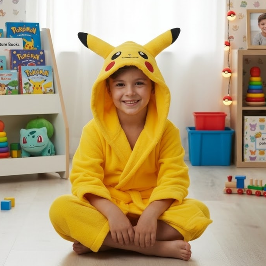 Bata para Niños Levantadora Pikachu Temática Pijama