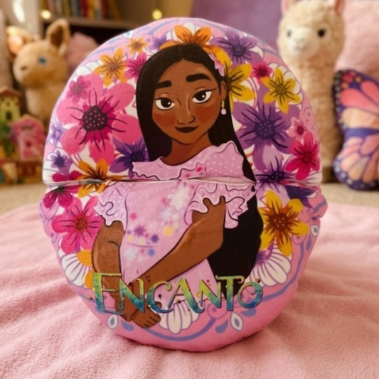 Happy Nappers Isabela Madrigal Encanto Flower Power Princess Peluche Almohada Saco de Dormir Niña Señorita Perfecta Golden Child