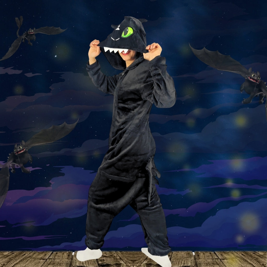 Pijama Térmica De Chimuelo Dragón Para Adultos Y Niños