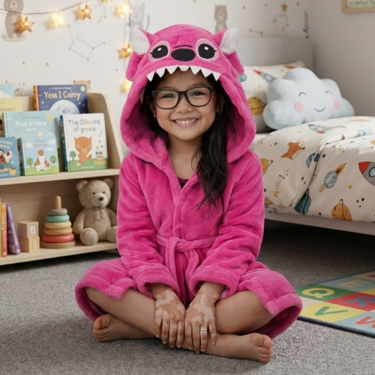 Bata para niños Angela Temática (Stitch) Térmica Levantadora Pijama