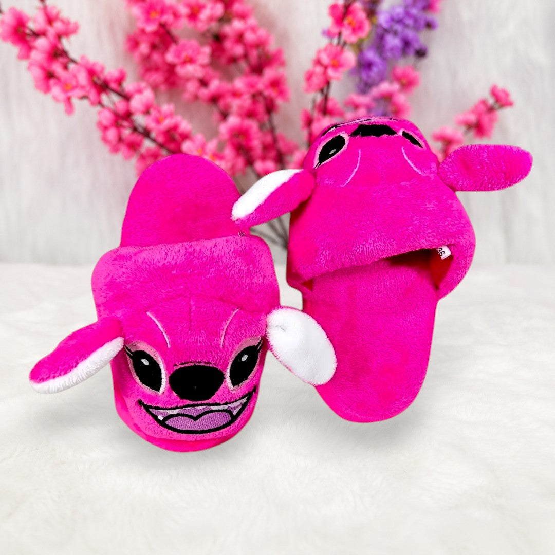 Pantuflas de Angela (Lilo & Stitch) Rosada para Adultos