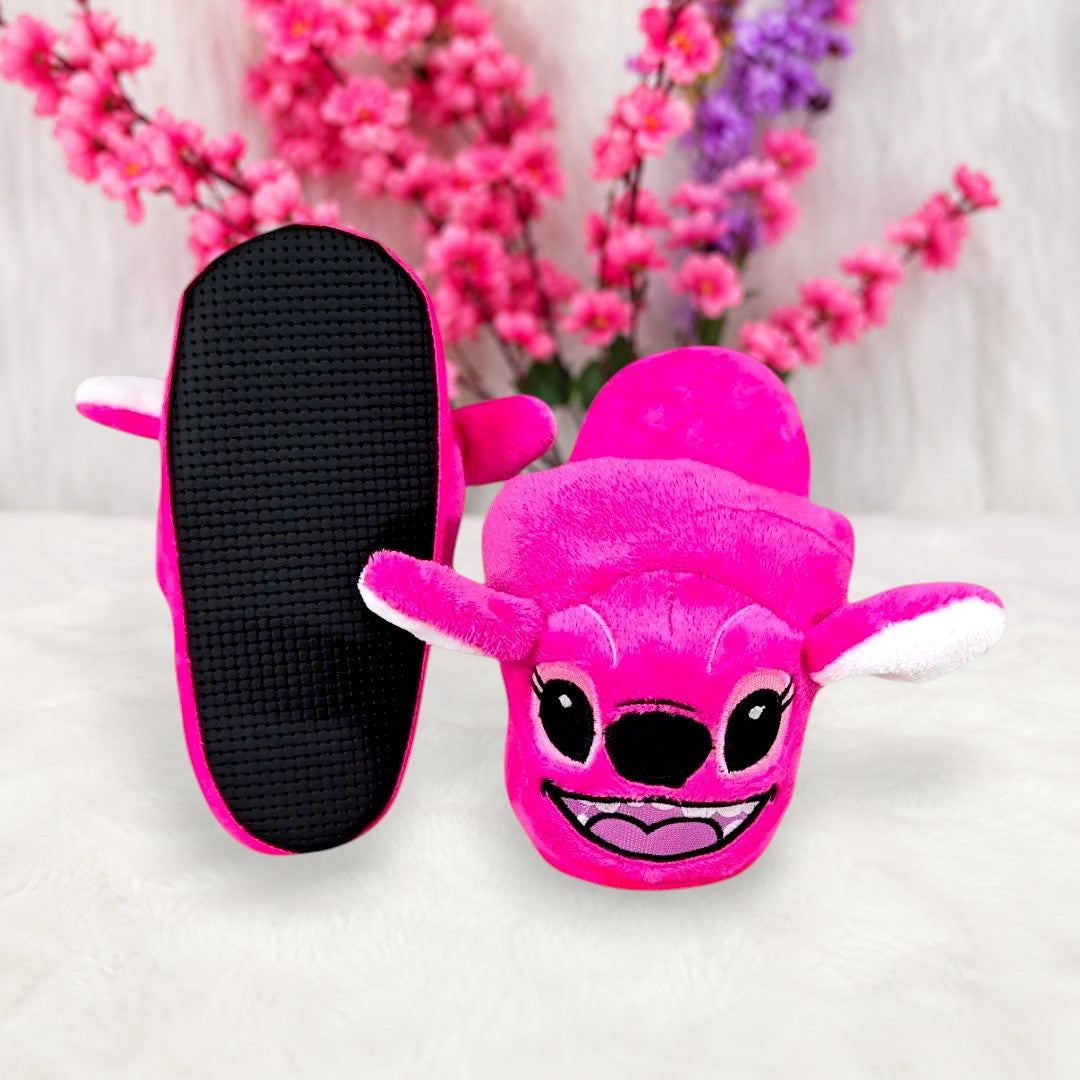 Pantuflas de Angela (Lilo & Stitch) Rosada para Adultos