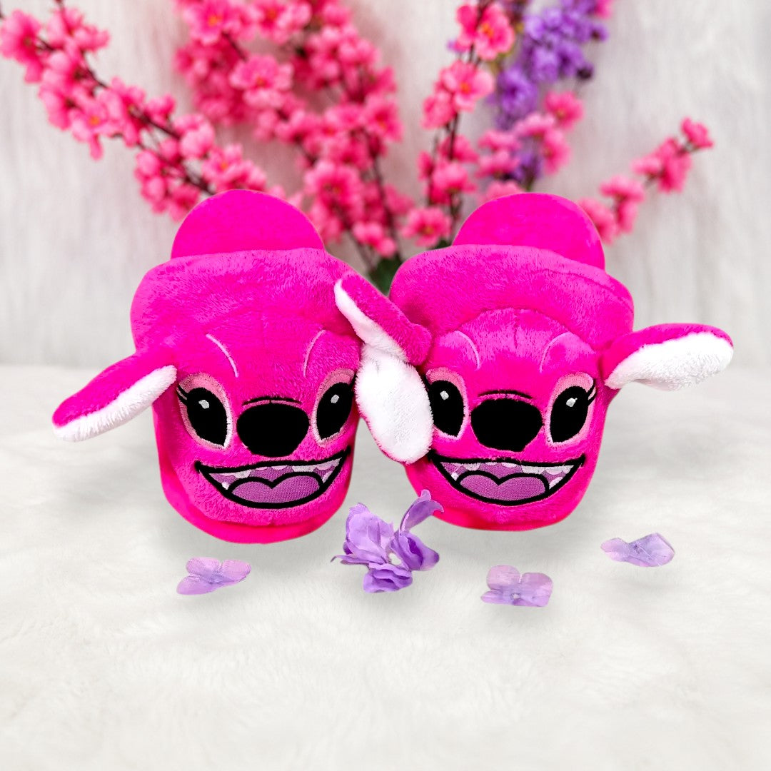 Pantuflas de Angela (Lilo & Stitch) Rosada para Adultos