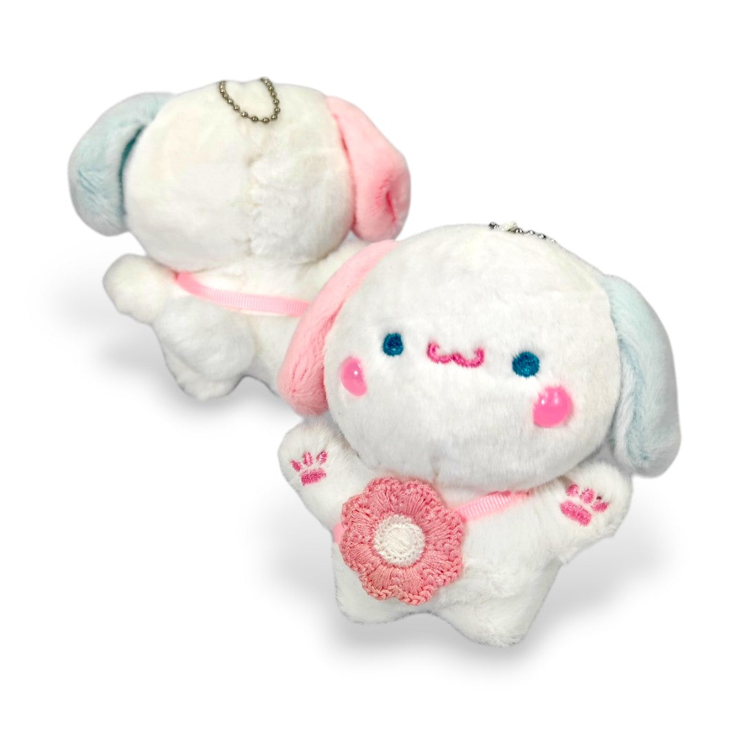 Llavero Peluche Cinnamoroll Blanco Rosa