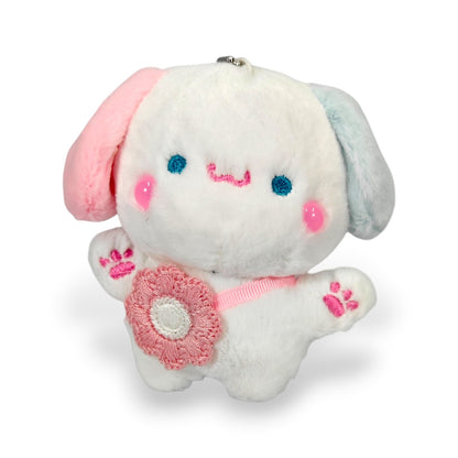 Llavero Peluche Cinnamoroll Blanco Rosa