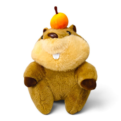Peluche Castor Oso Clásico Fruta Naranja