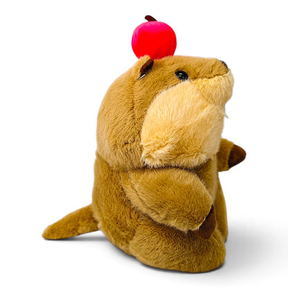 Peluche Castor Oso Clásico Fruta Roja