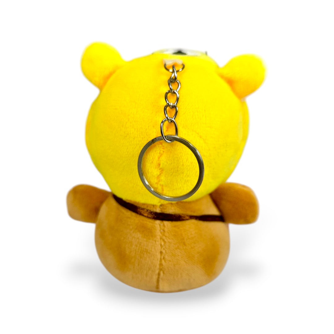 Llavero Peluche Castor Abeja