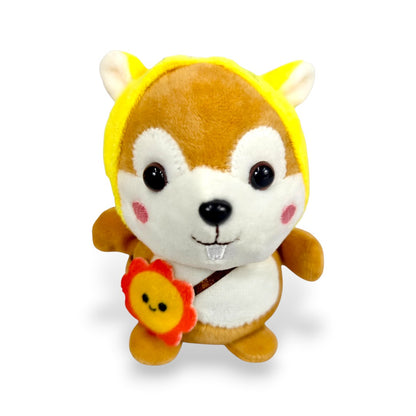 Llavero Peluche Castor Abeja