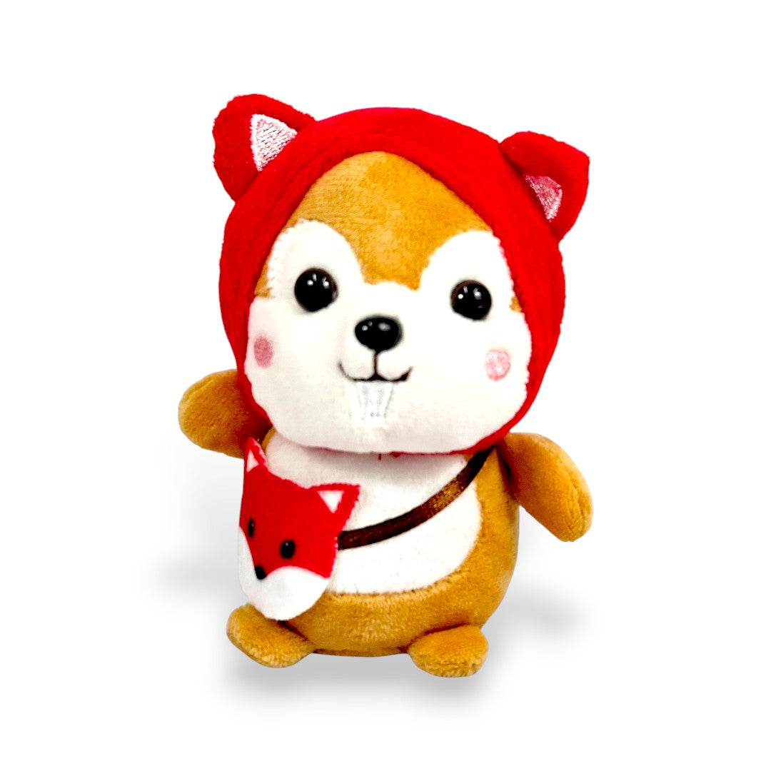 Llavero Peluche Castor Zorro