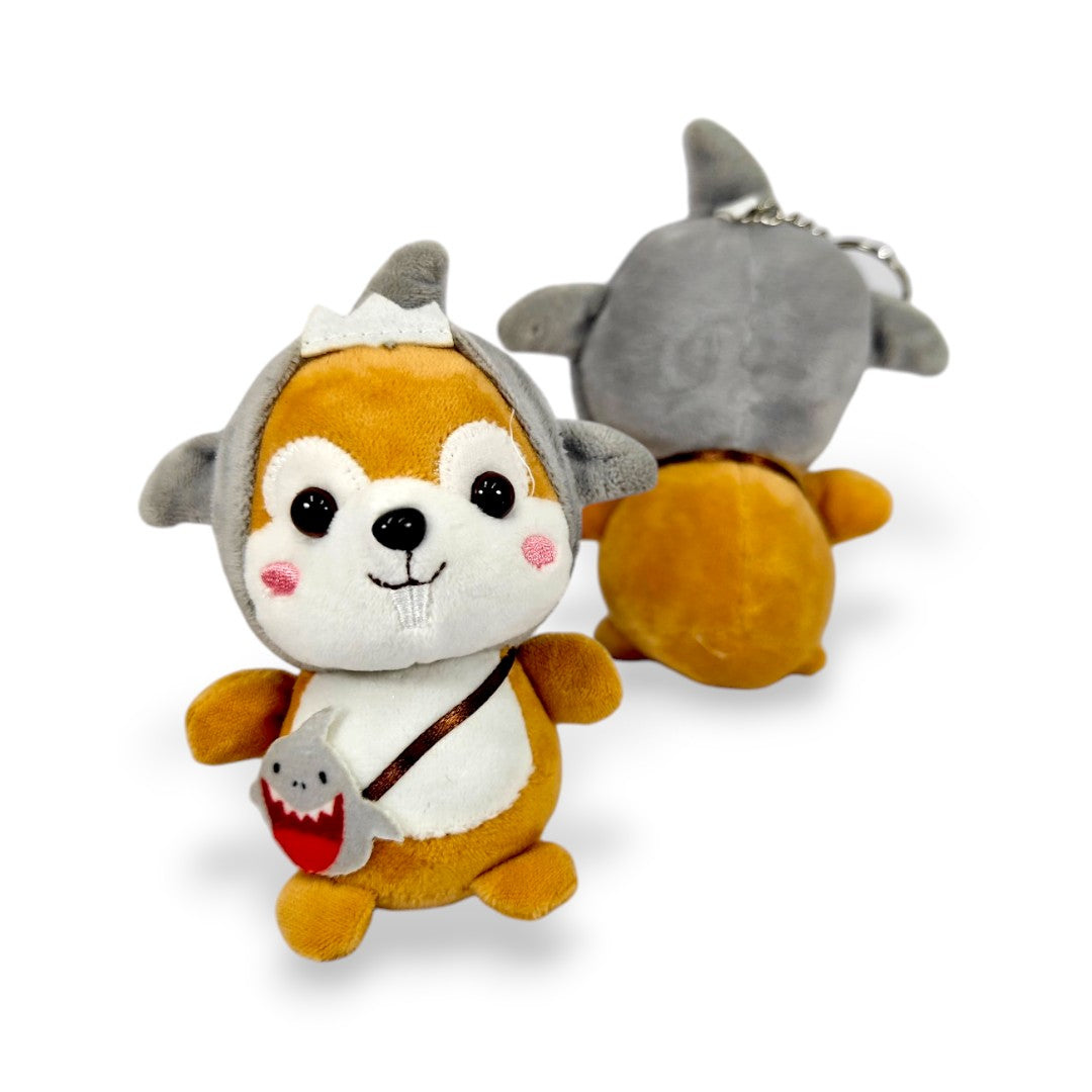 Llavero Peluche Castor Tiburón