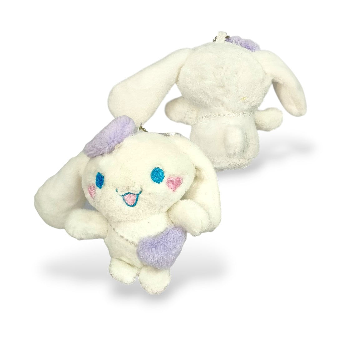 Llavero Peluche Cinnamoroll Blanco Lila