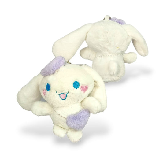 Llavero Peluche Cinnamoroll Blanco Lila