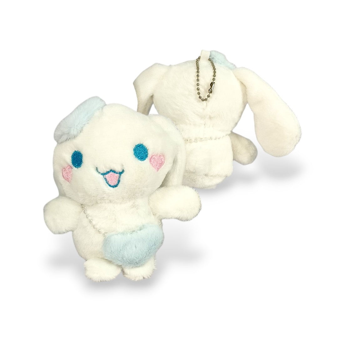 Llavero Peluche Cinnamoroll Blanco Azul