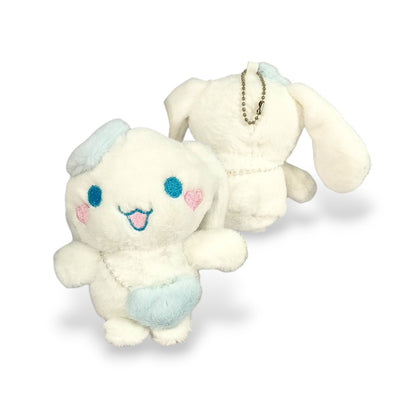 Llavero Peluche Cinnamoroll Blanco Azul