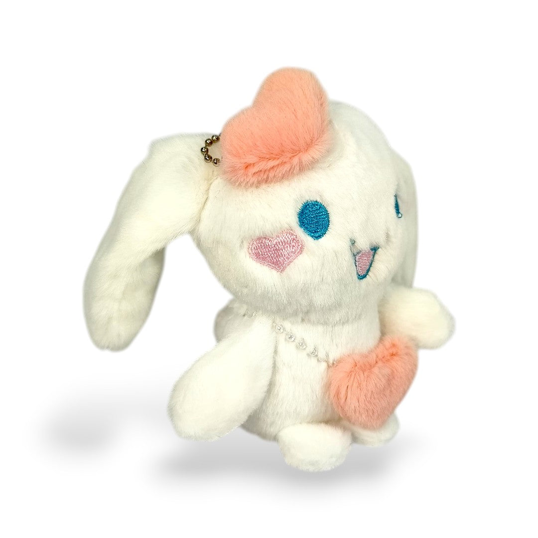Llavero Peluche Cinnamoroll Blanco Salmón