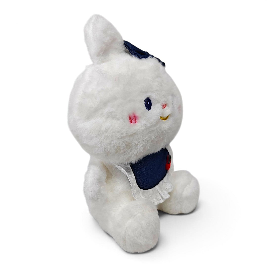 Peluche Conejo con Moño Azúl