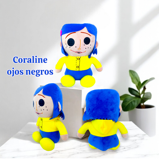 Peluche Coraline Ojos De Botones La Puerta Secreta 25 Cm
