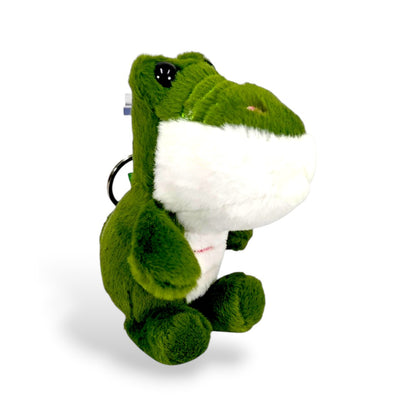 Llavero Peluche Dinosaurio Verde Oscuro