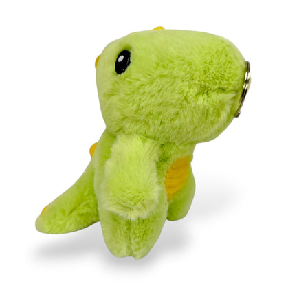 Llavero Peluche Dinosaurio Verde Limón