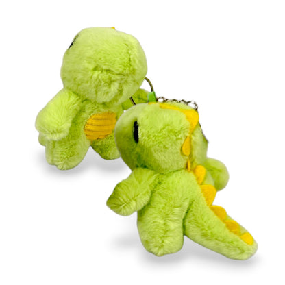 Llavero Peluche Dinosaurio Verde Limón