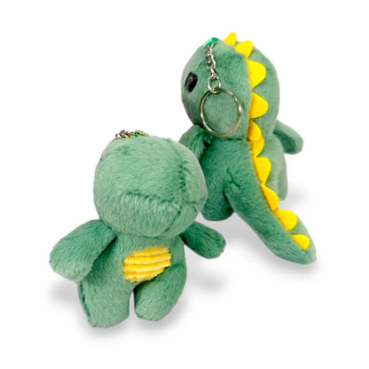 Llavero Peluche Dinosaurio Verde Menta