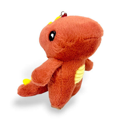 Llavero Peluche Dinosaurio Rojo