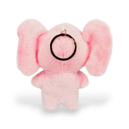 Llavero Peluche Elefante Rosa