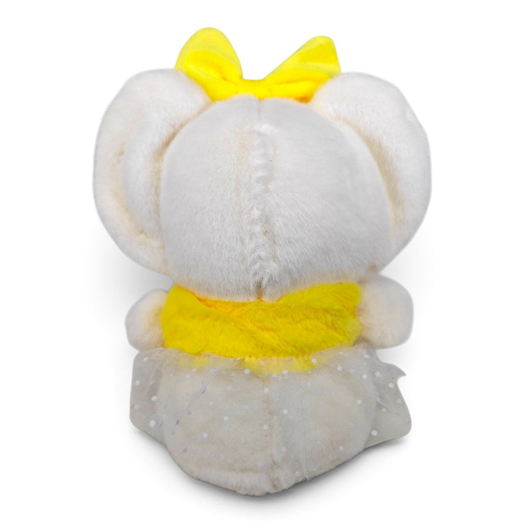 Peluche Elefante con Moño Amarillo