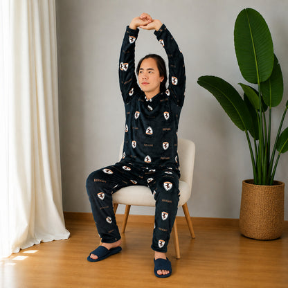 Pijama Térmica Dos Piezas estampada Ferrari Sencilla Para Hombre