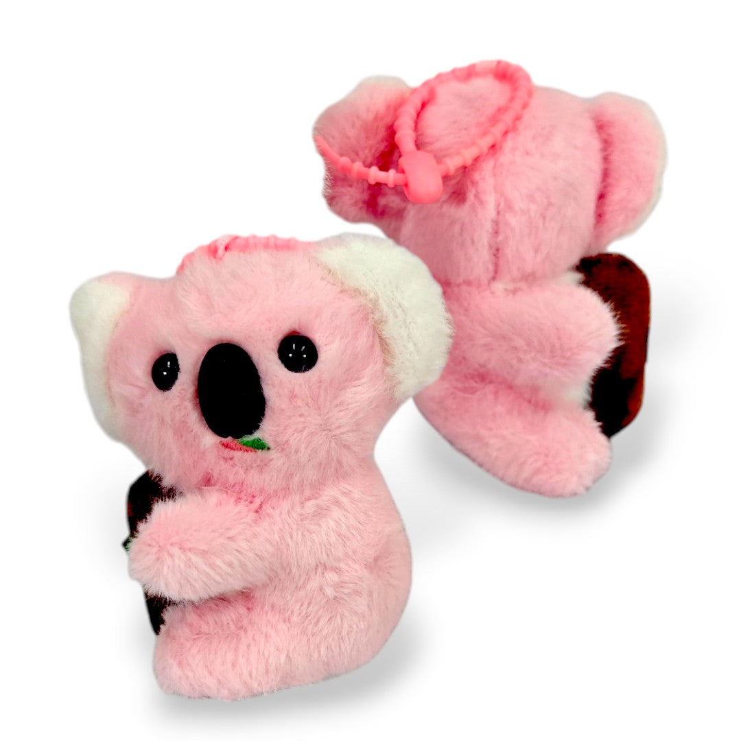 Llavero Peluche Koala Rosa