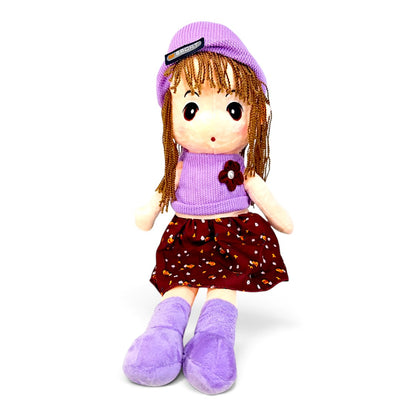 Peluche Muñeca de Trapo Conjunto Lila 50 cm